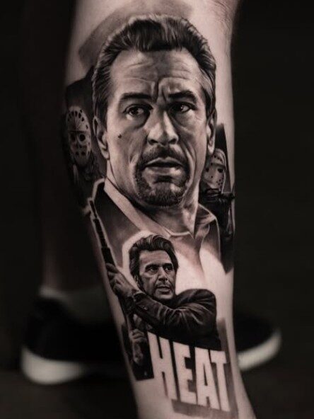 Robert De Niro Tattoo | Straight Lines Tattoo