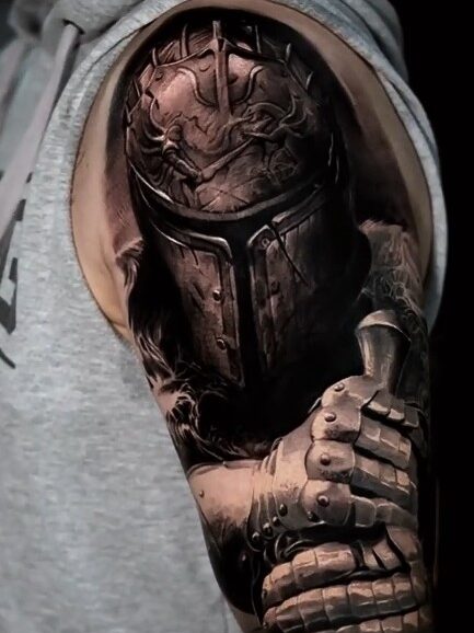 Sleeve Tattoo | Straight Lines Tattoo