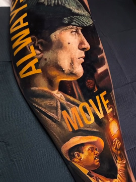 Best Godfather Movie Tattoo | Straight Lines Tattoo