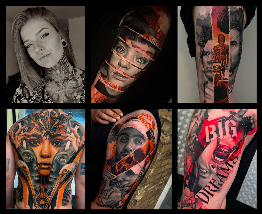 Sarah Krone, Straight Lines Tattoo