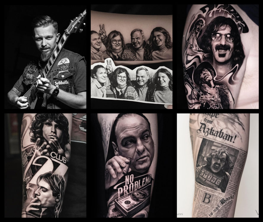 Vinni, Straight Lines Tattoo